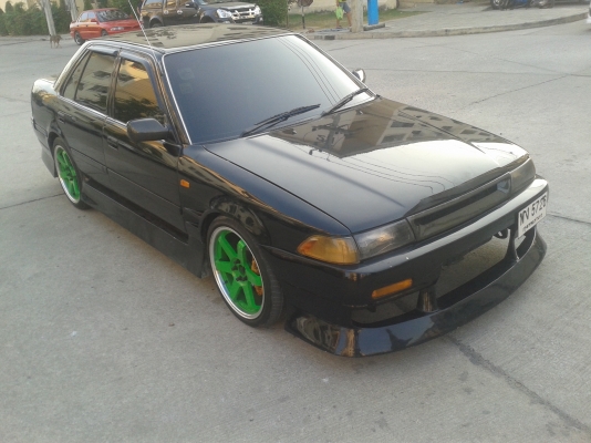 ขายหนน้ายิ้มแต่งซิ่งติดแก็สแม็ก18ดิสสกายR32โช็คซิ่งชุดแต่งURASภาในตัวนอกพร้อมใช้