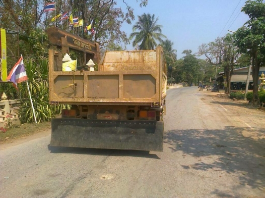 ขายรถบรรทุกหกล้อดัมพ์ HINO FD 1 J เครื่อง JO8C 220 แรง ยาง 8.25 กระบะดัมพ์ดิน