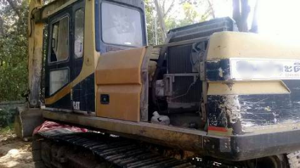 ขายรถแบ็คโฮ CAT V.1 เครื่องเดิม ปั๊มเดิม ไฟฟ้าจอกล่องอยู่ หน้าจอติด เอกสารเล่มทะเบียน