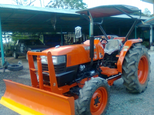 ขายครับ....คูโบต้า L4508 ใบมีดดันหน้า + ผานพรวณ 6*22 ตราช้าง