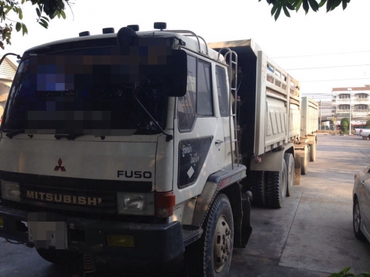 MITSUBISHI FN527Sเทอร์โบ6D16เกียร์อินตั้นติดNGV 8ถังพ่วงดั้ม