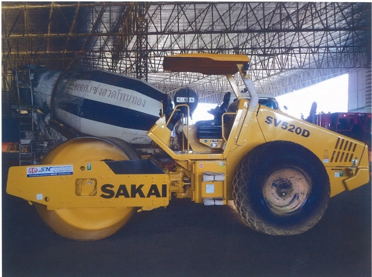 รถบดสั่นสะเทือนล้อเรียบ SAKAI รุ่น SV520D