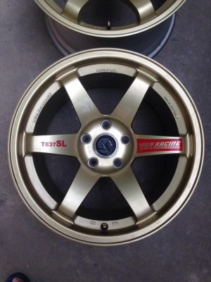 ขายล้อ TE37 SL ขอบ17 5/114 กว้าง หน้า8หลัง10 1ชุด สวยๆครับ