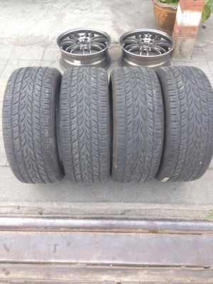 ขายยาง YOKOHAMA A drive R-1 215-45-17 ปลายปี12 ดอก95\%+