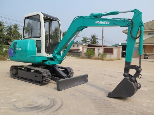 รถขุด แบคโฮล KOMATSU PC20-7 มีหัวเก๋ง นำเข้า มือสองจากญี่ปุ่นแท้ๆ