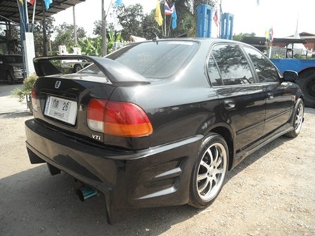 ขายด่วน รถแต่งสวย HONDA, CIVIC 1.6 VTi-E ปี 1998 เกียร์ออโต้ เครี่องเสียงพร้อม แม็คสวย