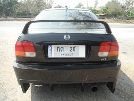 ขายด่วน รถแต่งสวย HONDA, CIVIC 1.6 VTi-E ปี 1998 เกียร์ออโต้ เครี่องเสียงพร้อม แม็คสวย