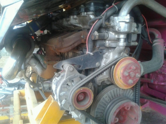 ขายรถเกี่ยวข้าวเดี่ยวทรนง เครื่องมิตซู TURBO 6M61ตัวเดิน12ปั้มไดกิ้น