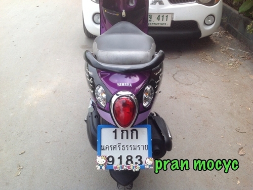 ขายรถมอเตอร์ไซค์มือสองyamaha finoสีม่วงดำ ปี2556 ขายรถมอเตอร์ไซค์มือสองyamaha finoสีม่วงดำ ปี2556