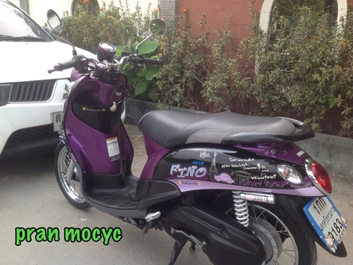 ขายรถมอเตอร์ไซค์มือสองyamaha finoสีม่วงดำ ปี2556 ขายรถมอเตอร์ไซค์มือสองyamaha finoสีม่วงดำ ปี2556