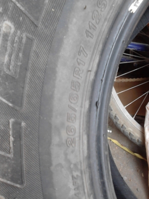 265/65R17 BRIDGESTONE DUELER H/T. TEL.081-427-3941