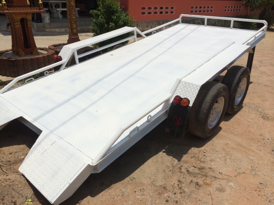 ขาย รถพ่วง 3.00m pc-30 ,4.00m.ลากรถยนต์ได้.  และบุ้งกี่เล็ก 25cm.