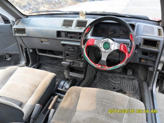 ขายรถมิตซู Champ ปี 92 เครื่องเดิม 1.5 เกียร์ออโต้ เพาเวอร์ กระจกไฟฟ้า ติดแก๊ส LPG สีเต็มเงา แอร์เย็นฉ่ำ รถขับดีเลยครับ พร้อมใช้งานได้เลย ประหยัดมาก ขายถูกครับ