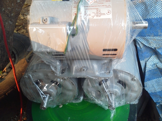 มอเตอร์ mitsubishi สภาพใหม่่มากขนาด 250W.( 1/ 3 แรงม้า) 220  V.  สภาพพร้อมใช้ เสียงเงียบ