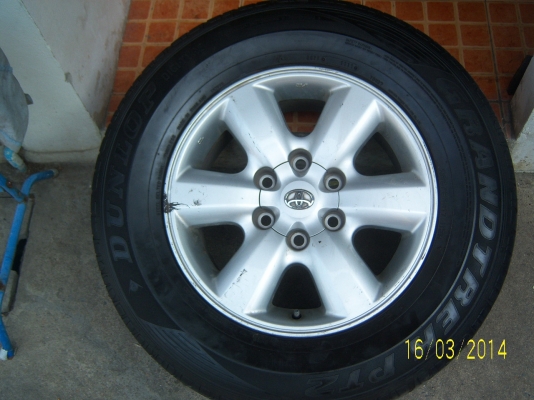 แม็กโตโยต้า ขอบ17 พร้อมยาง 265 65 17 ปี 11ชุด