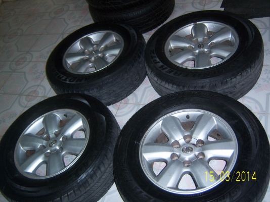 แม็กโตโยต้า ขอบ17 พร้อมยาง 265 65 17 ปี 11ชุด