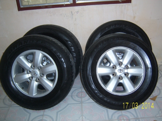 แม็กโตโยต้า ขอบ17 พร้อมยาง 265 65 17 ปี 11ชุด