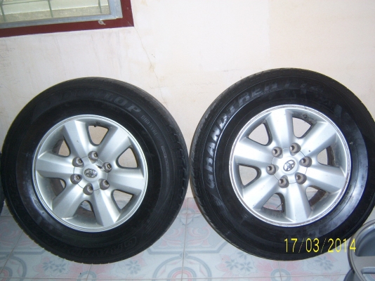 แม็กโตโยต้า ขอบ17 พร้อมยาง 265 65 17 ปี 11ชุด