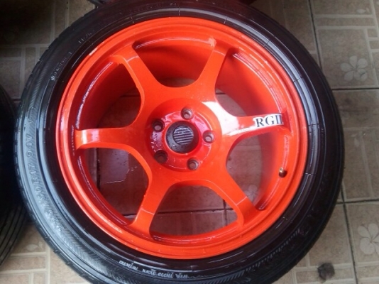 ขายล้อแม็ก RG2 17หน้า8หลัง9 สีเจ็บๆๆสักชุด