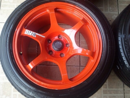 ขายล้อแม็ก RG2 17หน้า8หลัง9 สีเจ็บๆๆสักชุด