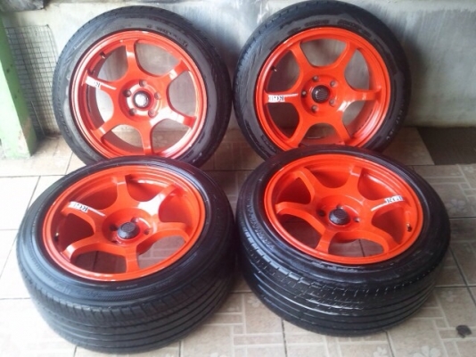 ขายล้อแม็ก RG2 17หน้า8หลัง9 สีเจ็บๆๆสักชุด