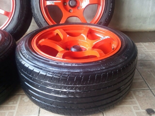 ขายล้อแม็ก RG2 17หน้า8หลัง9 สีเจ็บๆๆสักชุด