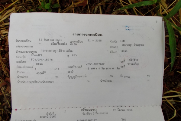 ขายด่วนรถ6ล้อHINOMAGAFC4Jเครือง150แรงม้าปี51