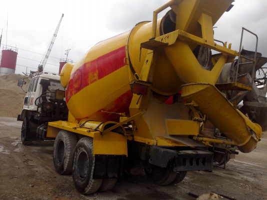 ขายรถ 10 ล้อโม่ปูน HINO FM227 220 แรงม้า ใช้เครื่องปั่นโม่นอก ถังโม่เหล็กหนาของญี่ปุ่น เกียร์ ZF โม่ขนาด 7 คิว 2 คันราคารวม 1250000