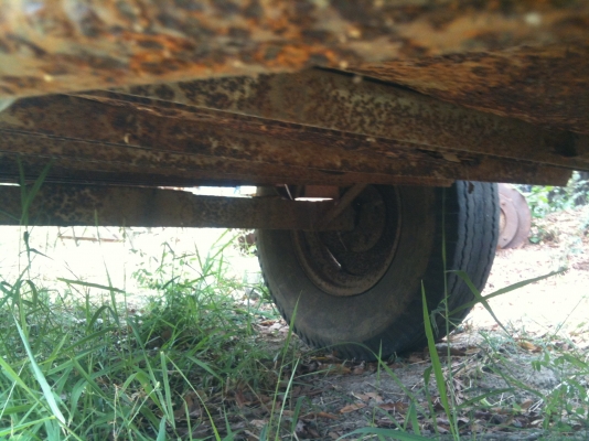 ขายสาลี่ลากพ่วงรุ่นใหญ่สุด กะทะล้อเป็นของรถจี๊บ 8.25-16