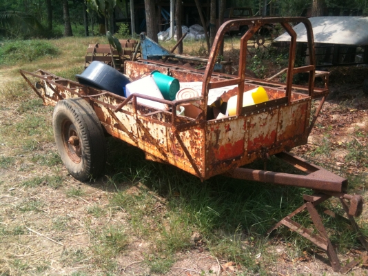 ขายสาลี่ลากพ่วงรุ่นใหญ่สุด กะทะล้อเป็นของรถจี๊บ 8.25-16