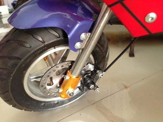 รถมอไซด์เล็กเครื่อง50CCมีโช๊คหลังสำหรับเด็กโตรับน้ำหนัก70kgเร็ว60-70km/h