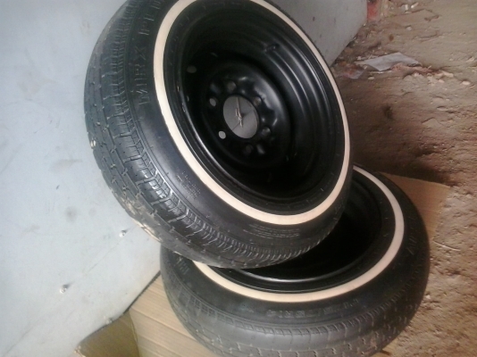 ขายกระทะผ่าพร้อมยางขอบขาวแท้ 6รู ขอบ 14