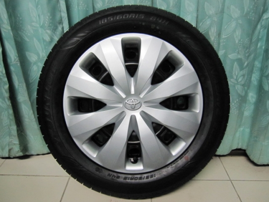 ขายกะทะล้อพร้อมฝาครอบ TOYOTA VIOS ขอบ 15