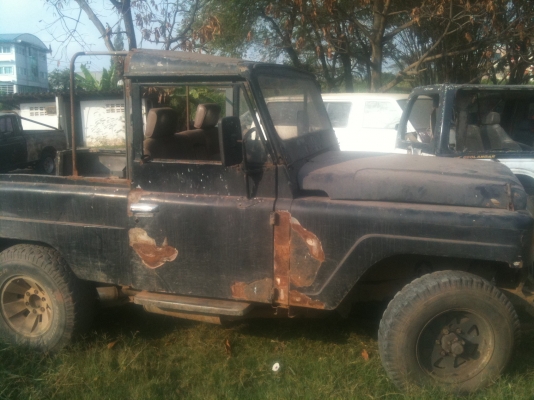 Jeep Nissan Patrol ทะเบียนปี 56 เครื่องเดิมดีเซลขับได้ เอกสารพร้อม