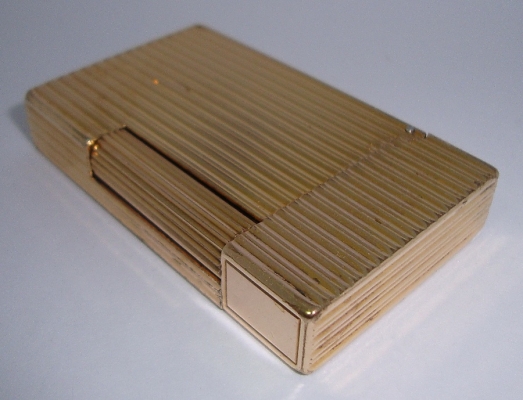 ไฟแช็ก DUPONT ของแท้ สีทอง ตัวยาว