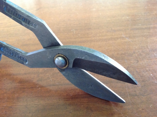 ขายกรรไกรตัดเหล็กแผ่น  Solid Steel แบบตัดตรง