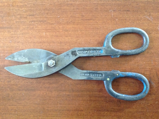 ขายกรรไกรตัดเหล็กแผ่น  Solid Steel แบบตัดตรง