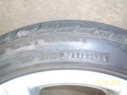 แม็กมาสด้าพร้อมยาง 195 45 16 1ชุด