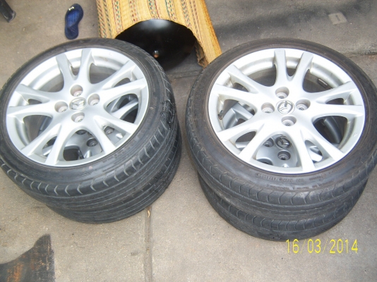 แม็กมาสด้าพร้อมยาง 195 45 16 1ชุด