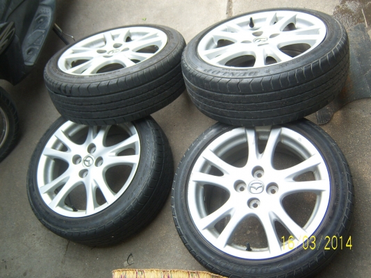 แม็กมาสด้าพร้อมยาง 195 45 16 1ชุด