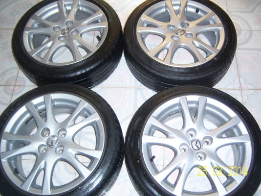 แม็กมาสด้าพร้อมยาง 195 45 16 1ชุด