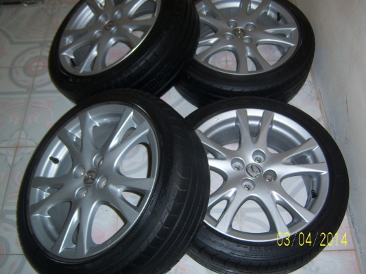 แม็กมาสด้าพร้อมยาง 195 45 16 1ชุด