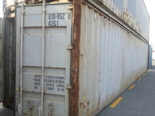 ตู้คอนเทรนเนอร 40 ฟุต ราคาถูก จำนวน 2 ใบ ขายด่วน !!!