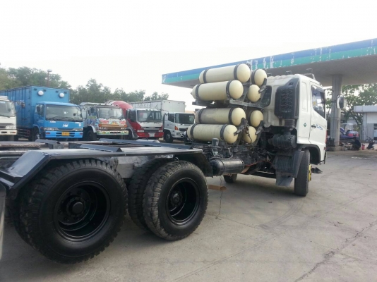 Hino Mega NGV เพลาเดียว ปี 53 เครื่อง JO-8Turbo 220 Hp