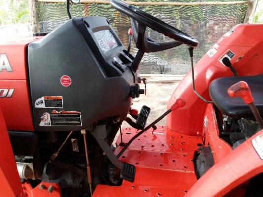 ปัญญาแทรคเตอร์มาแล้ว...นางฟ้า ครับ คูโบต้า L4508 DI ทำงานเพียง 1078 ชม. พร้อม ใบมีดคานบนรุ่นใหม่ SD180 รถไร่คับผม