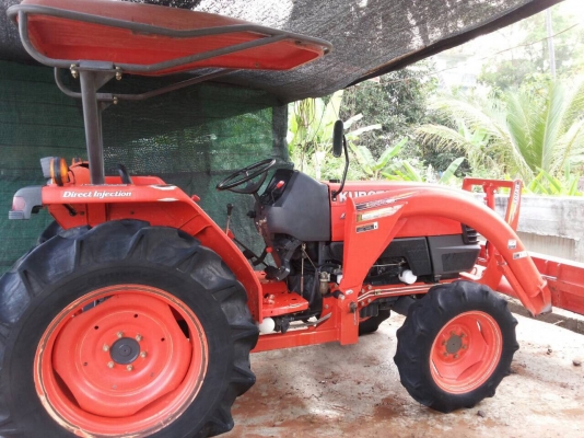 ปัญญาแทรคเตอร์มาแล้ว...นางฟ้า ครับ คูโบต้า L4508 DI ทำงานเพียง 1078 ชม. พร้อม ใบมีดคานบนรุ่นใหม่ SD180 รถไร่คับผม