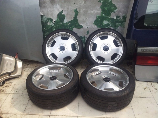 ขายล้อ work euroline 18inc f8r9 4 &amp;5/114.3 พร้อมยาง