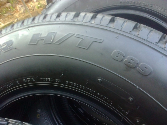 ยางป่าว205R16บิดโตนดูเลอร์689ป้ายขาวปี13วิ่งน้อยดอกเต็ม