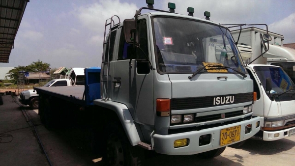 ขายรถ 10 ล้อ พื้นเรียบเพลาเดียว ISUZU 175 วางเครื่อง 195 รถสวย ราคา 650000