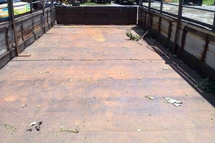 กระบะคาร์โก้ มีคอก 6 ล้อ HiNo ยาว 6 เมตร เหล็กทั้งลูก ขายถูกๆๆๆ